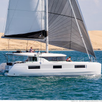 Catamaran Lagoon 46 sous voiles