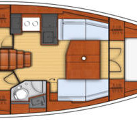 Oceanis 38 porto vecchio plan