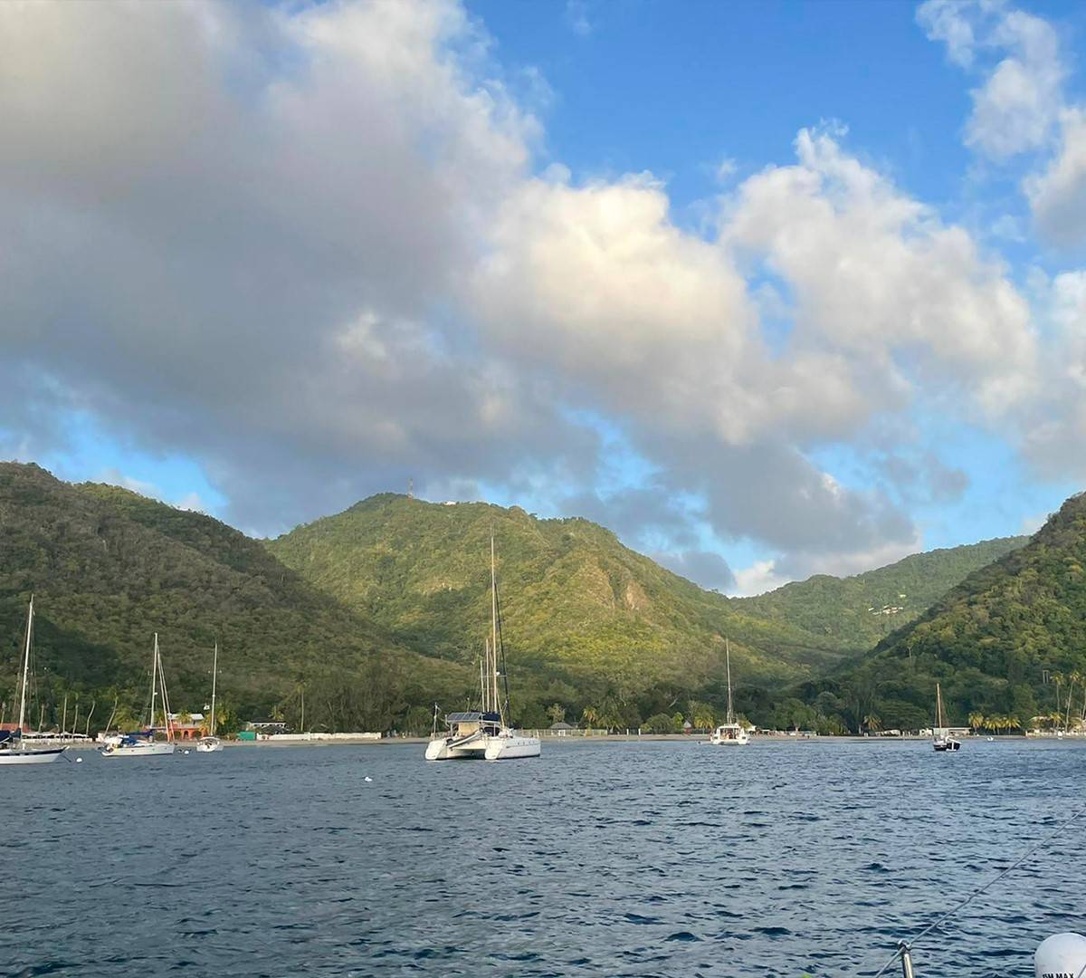 Mouillage catamaran Saintes