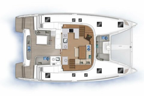 Plan Lagoon 46 - Lagoon 46