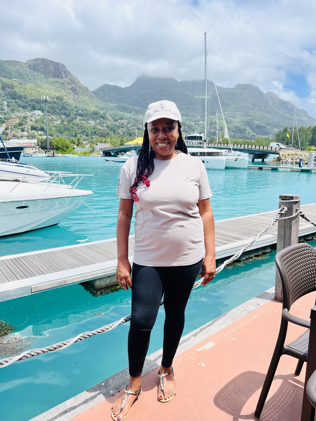 Portrait of Odette Hoareau, Customer Care Seychelles Sailoé