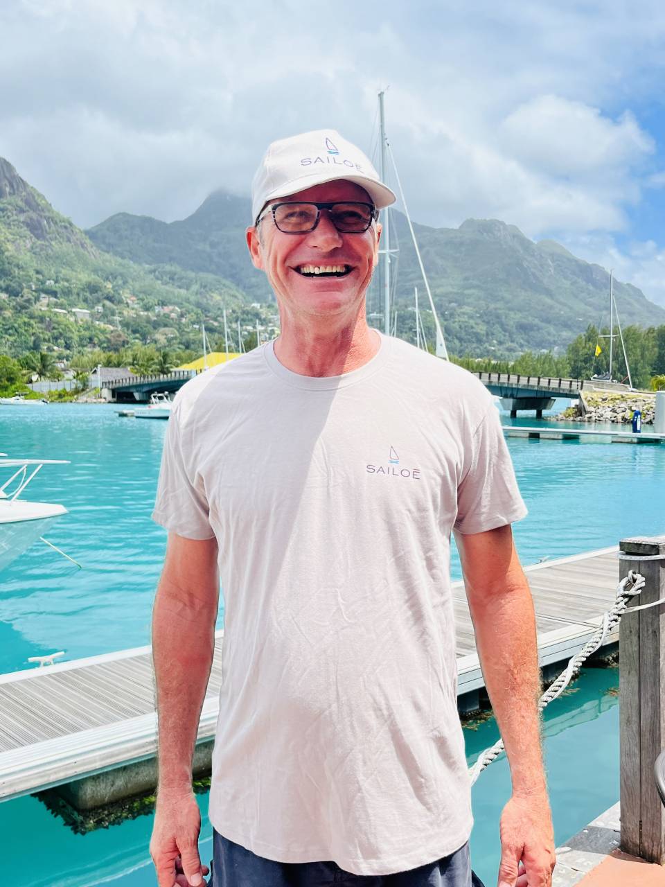 Portrait of Sylvain Lagalisse, Seychelles Base Manager Sailoé