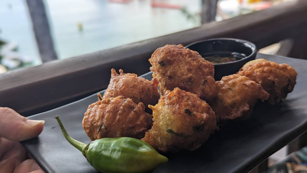 Caribbean specialities served in Guadeloupe