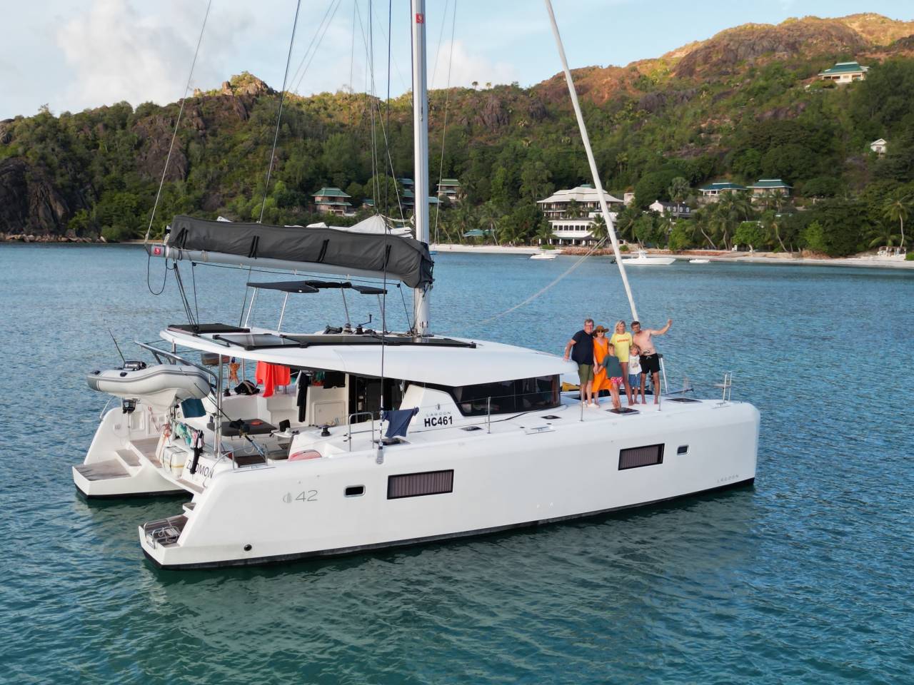 Long voyage on a Lagoon 42 in the Seychelles
