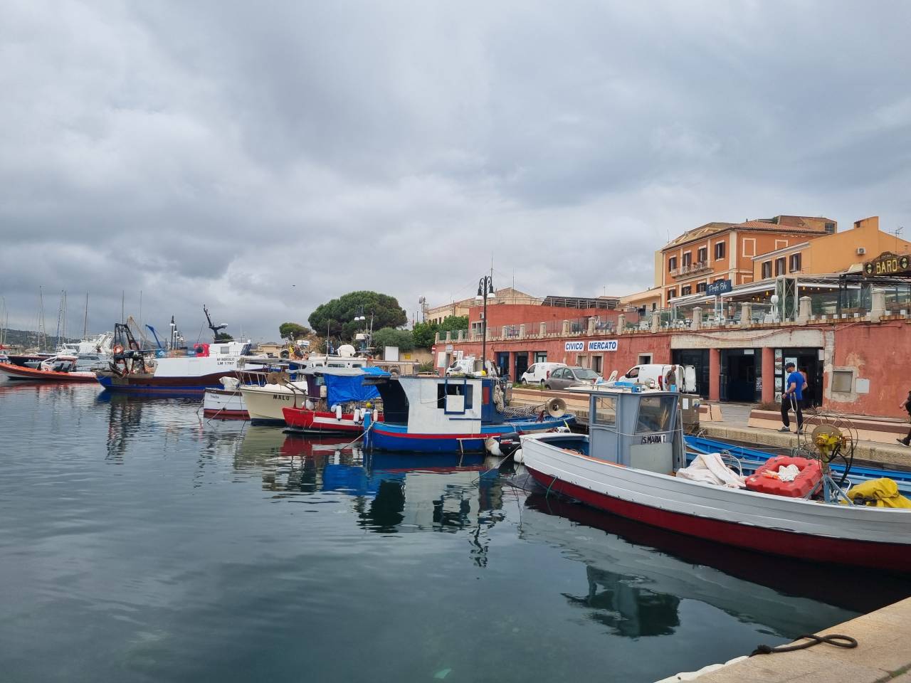 Harbour and streets of La Maddalena